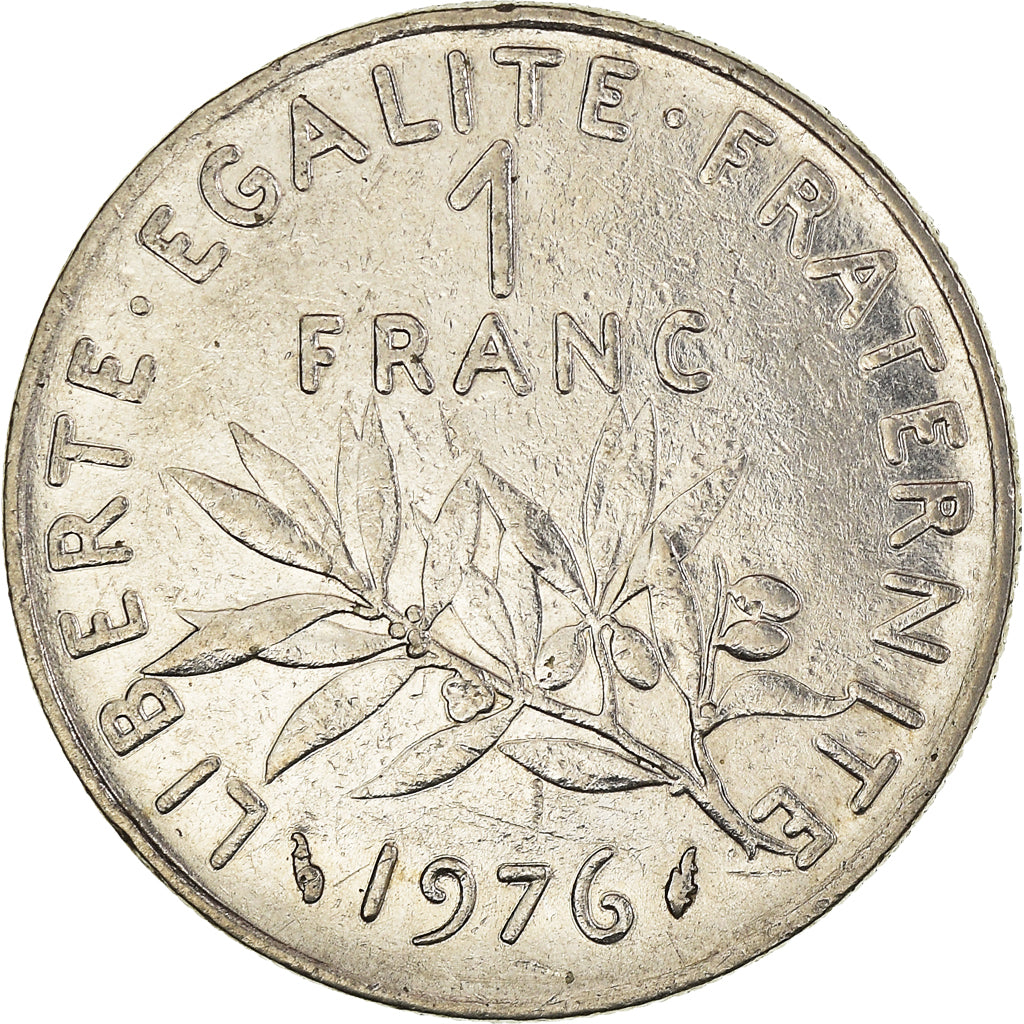 Monnaie, France, Franc, 1976