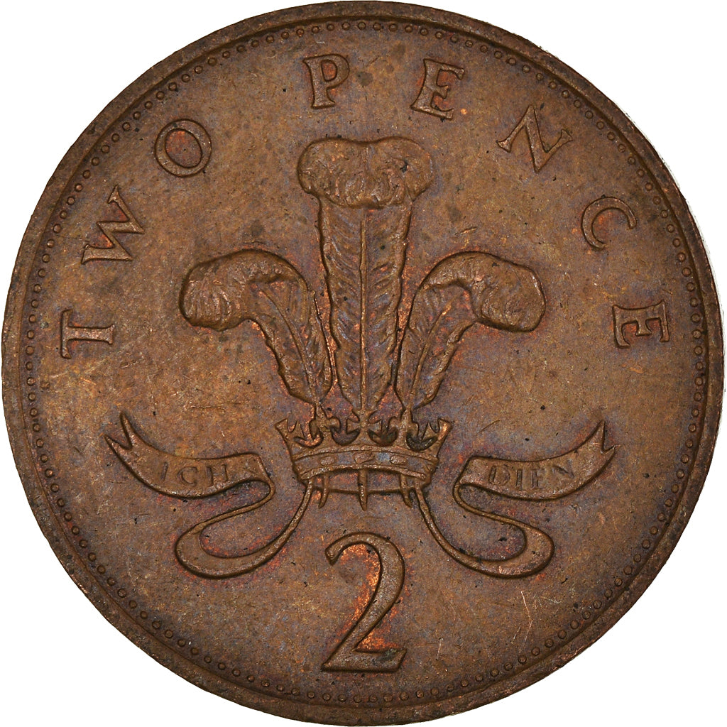 Coin, Great Britain, 2 Pence, 1985