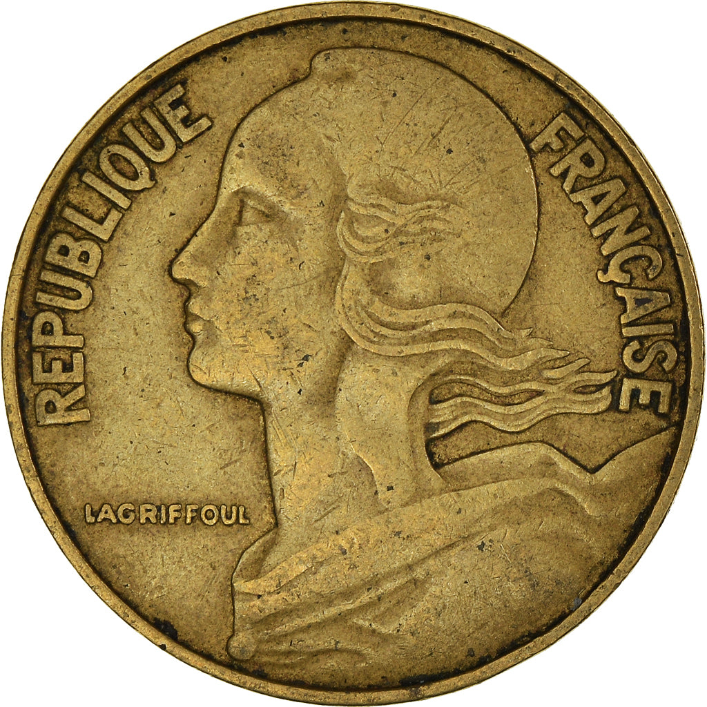 Moneda, Francia, 20 Centimes, 1964
