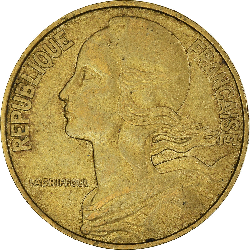 Coin, France, 20 Centimes, 1982