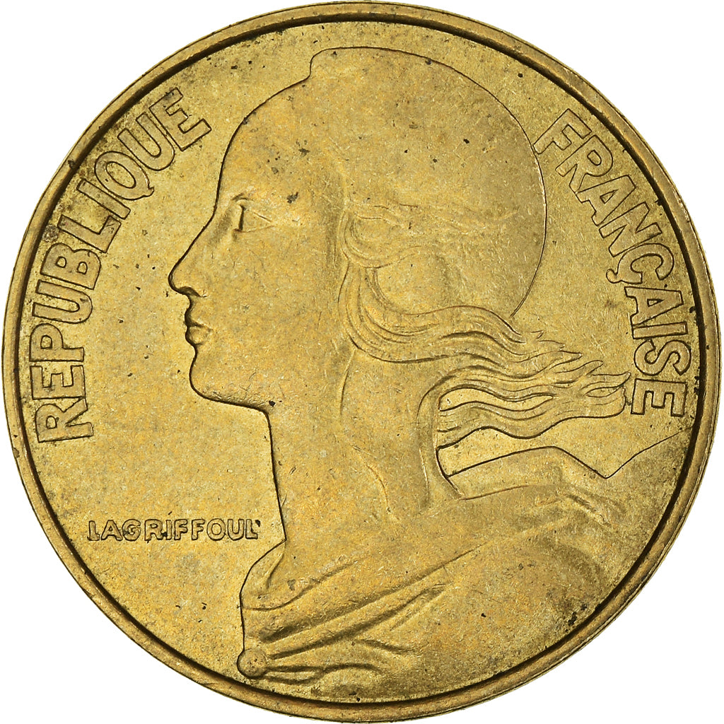 Munten, Frankrijk, 20 Centimes, 1976