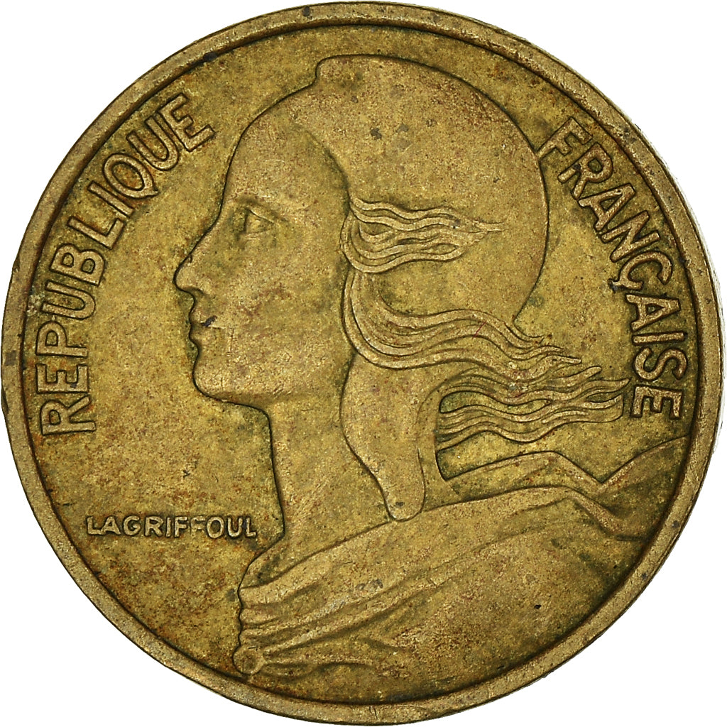 Moeda, França, 5 Centimes, 1980