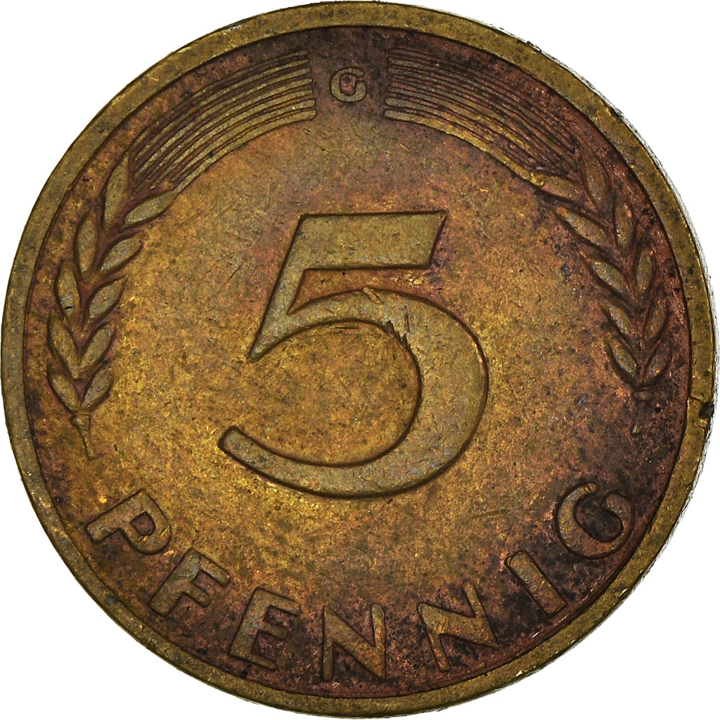 Monnaie, République fédérale allemande, 5 Pfennig, 1949