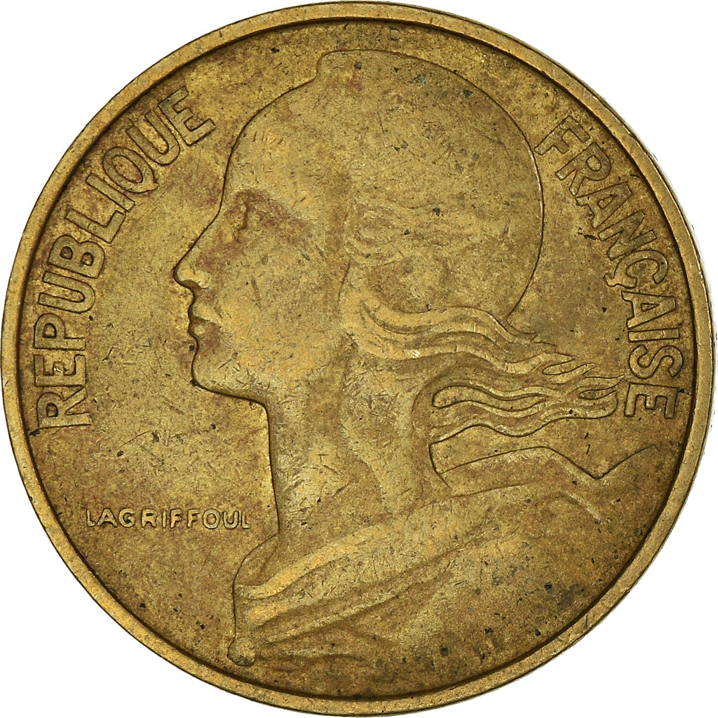 Coin, France, 10 Centimes, 1972