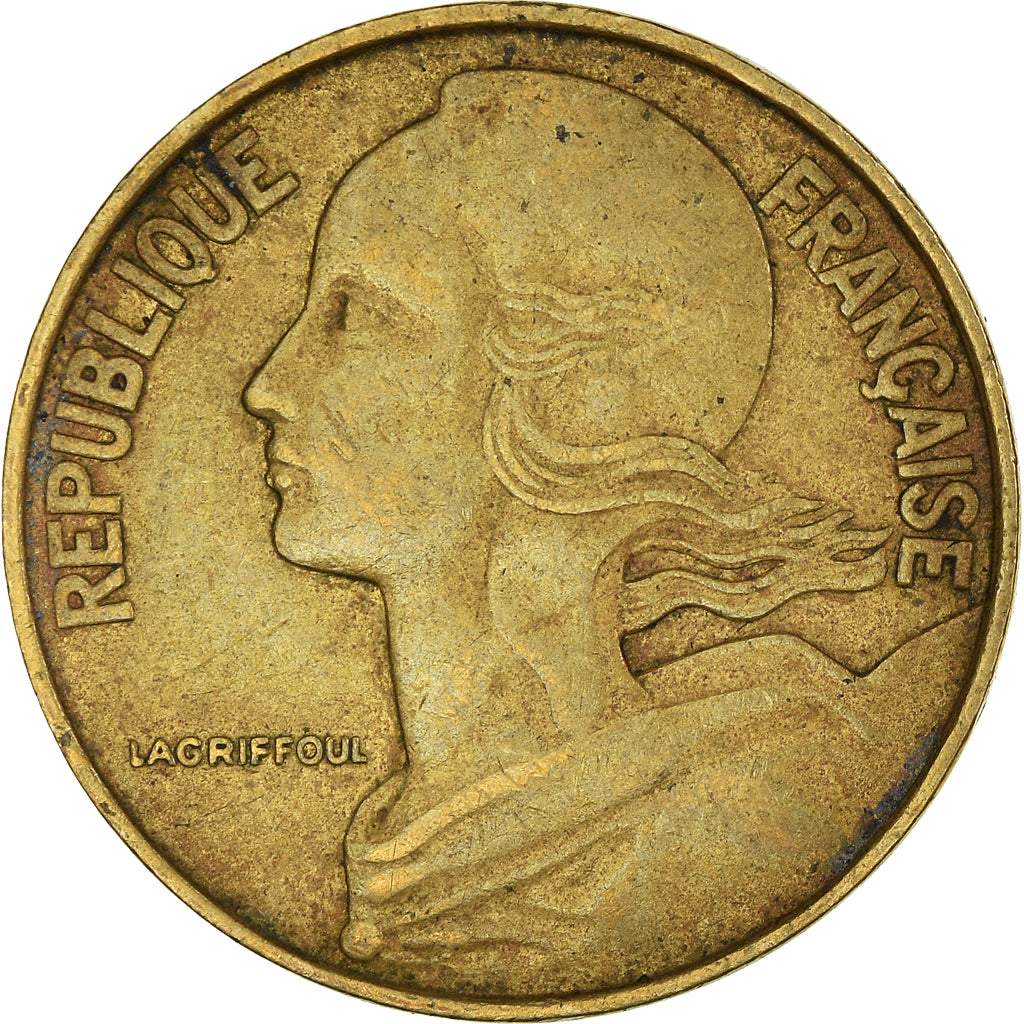 Moneta, Francia, 20 Centimes, 1964