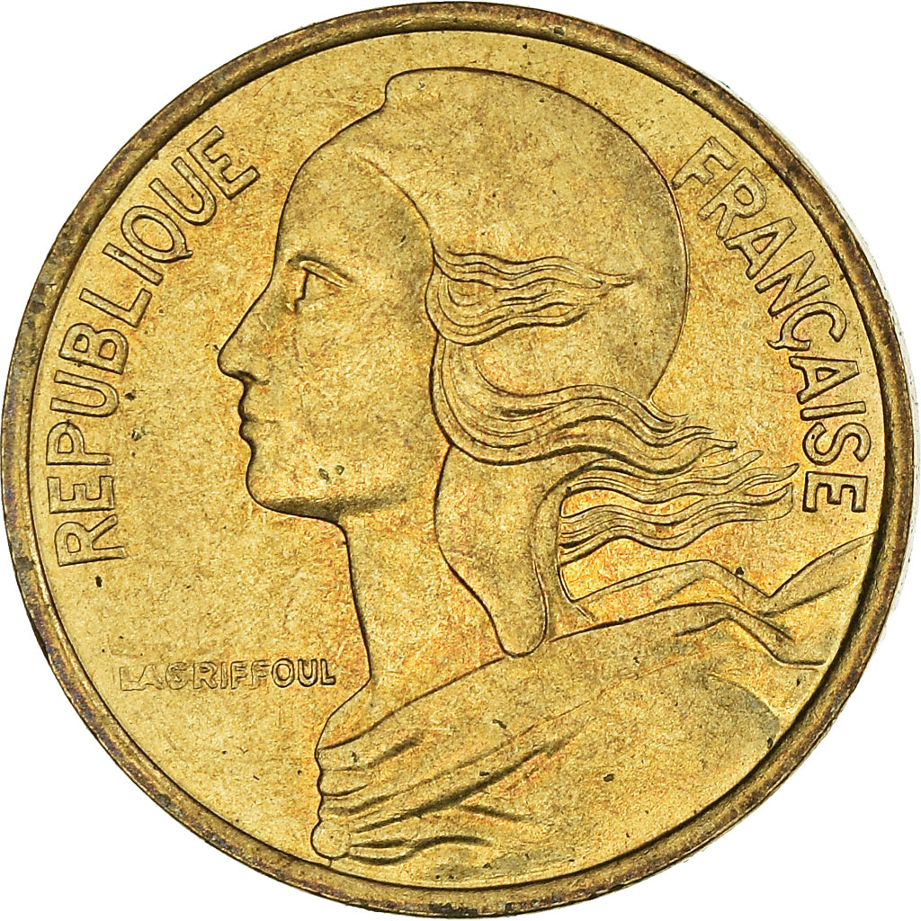 Moeda, França, 5 Centimes, 1986