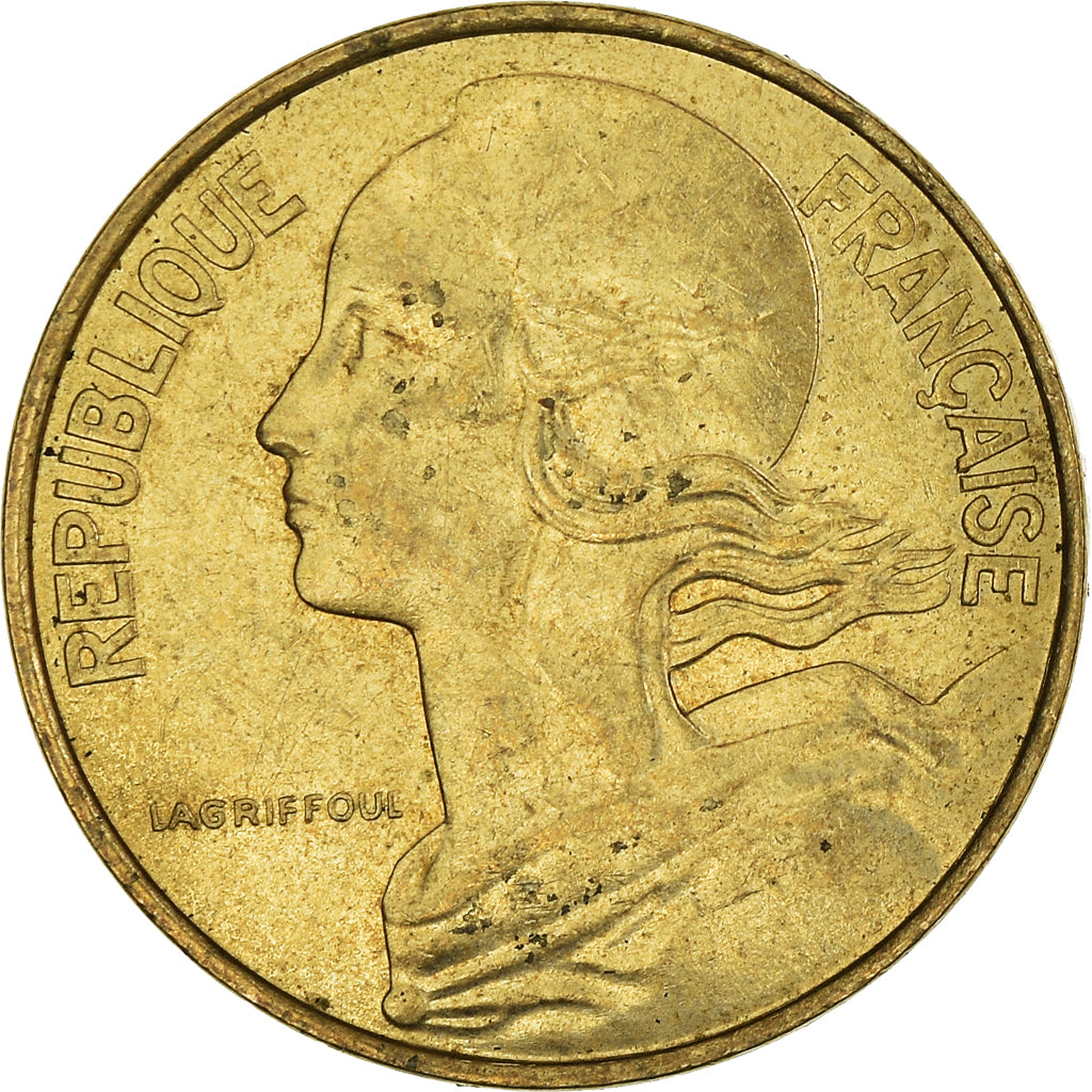 Münze, Frankreich, 10 Centimes, 1987