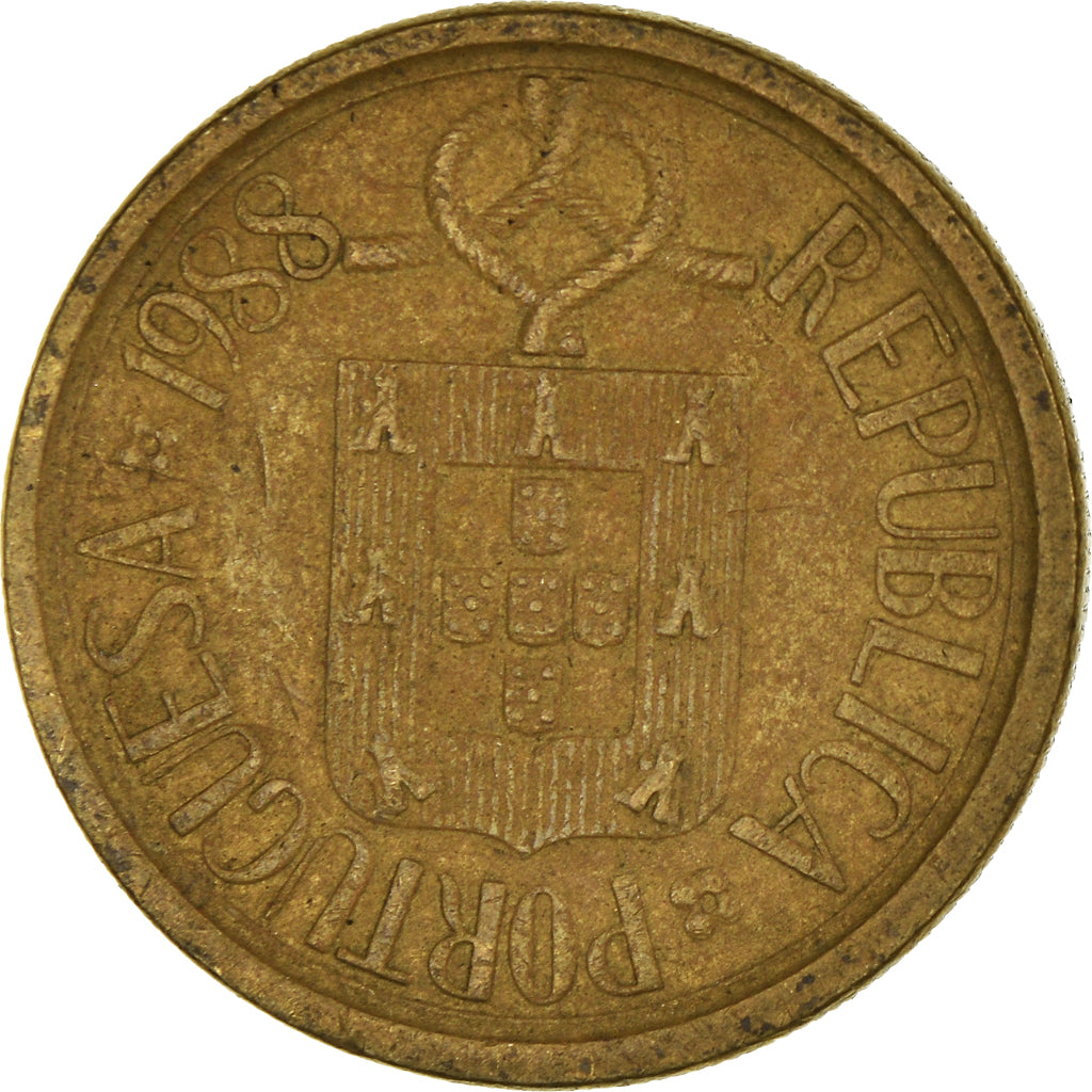 Moneta, Portogallo, 10 Escudos, 1988
