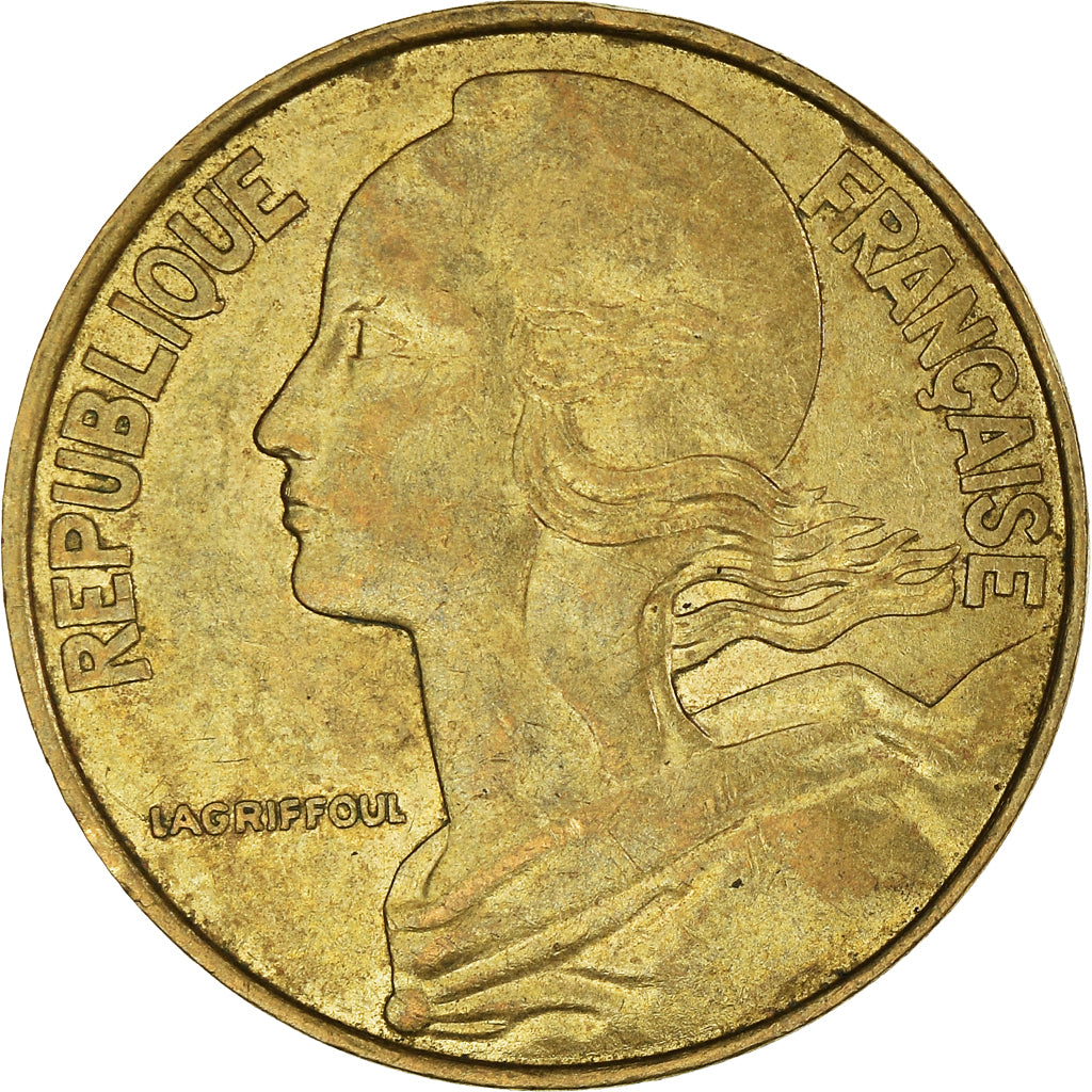 Münze, Frankreich, 20 Centimes, 1992
