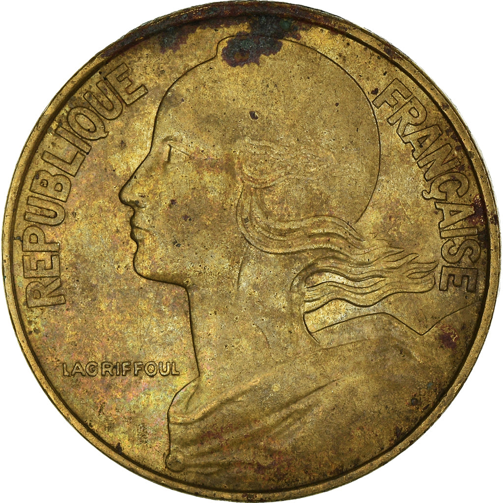Moeda, França, 20 Centimes, 1967