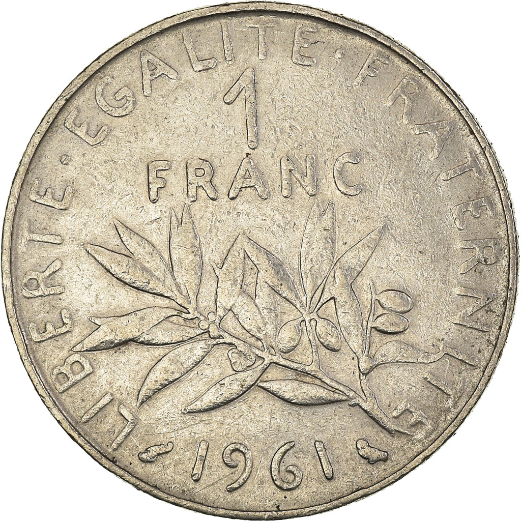 Monnaie, France, Franc, 1961