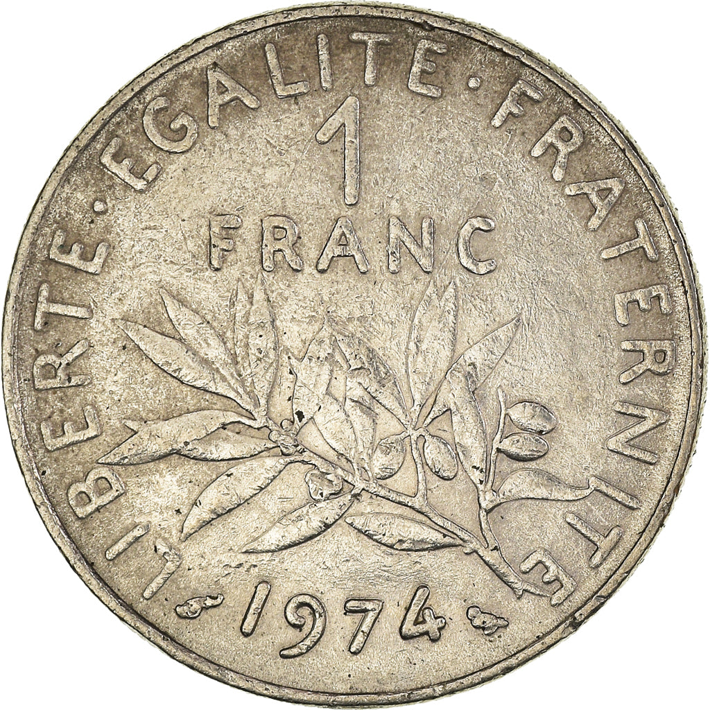 Monnaie, France, Franc, 1974