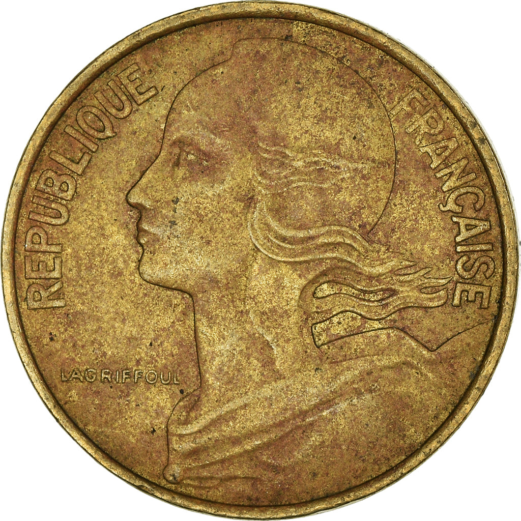 Moneta, Francia, 10 Centimes, 1977