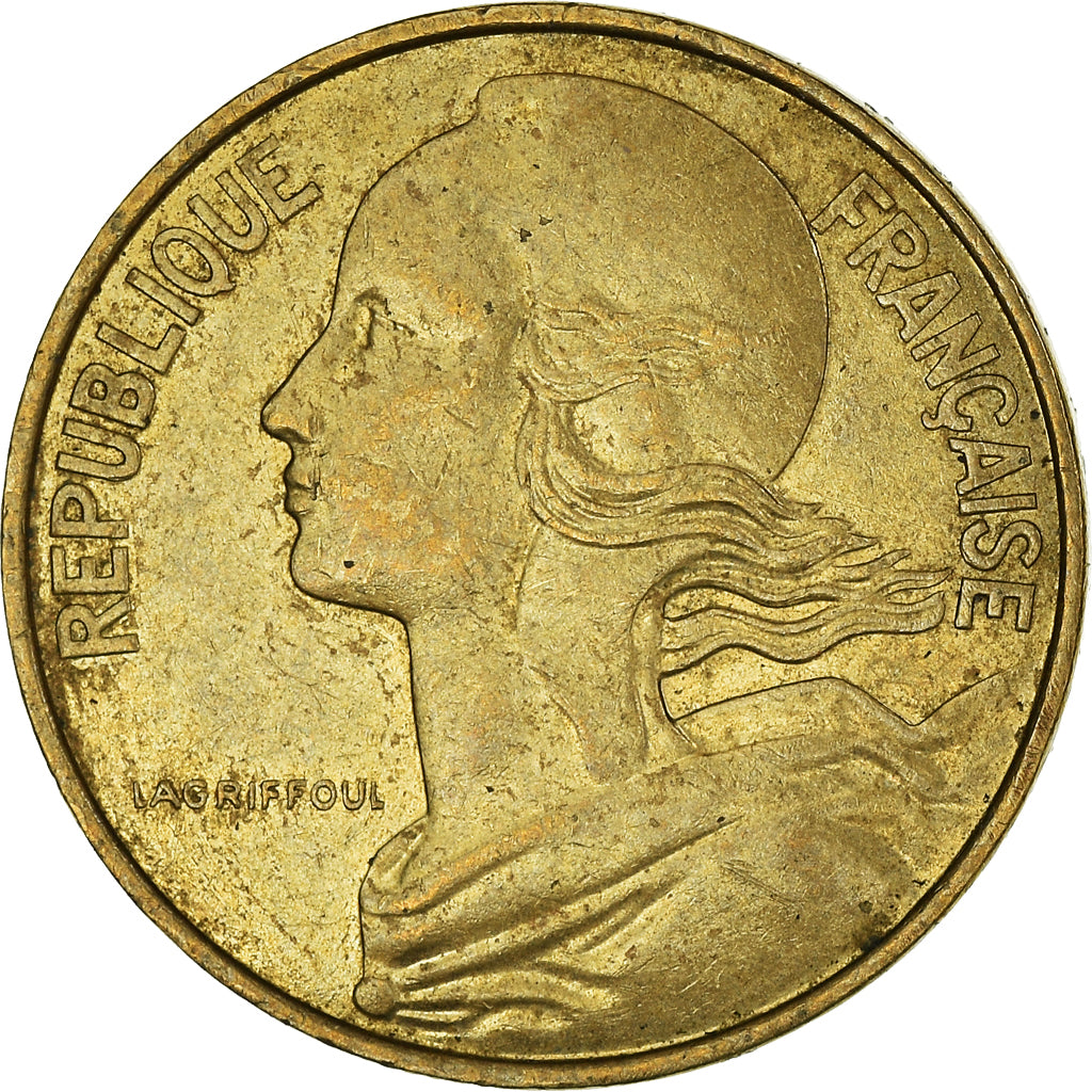 Coin, France, 10 Centimes, 1986