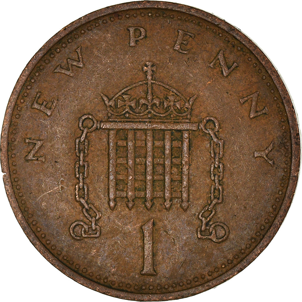 Coin, Great Britain, New Penny, 1971