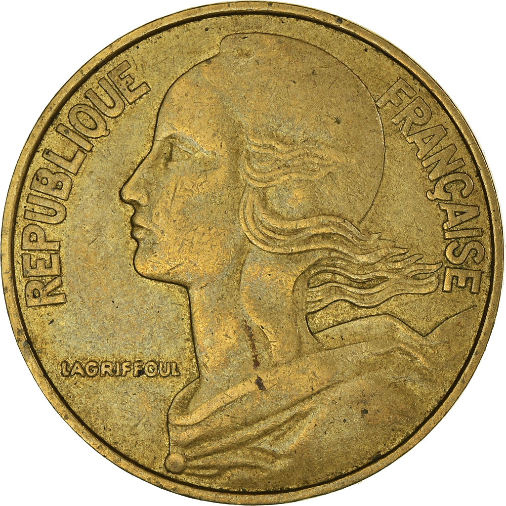 Munten, Frankrijk, 20 Centimes, 1978