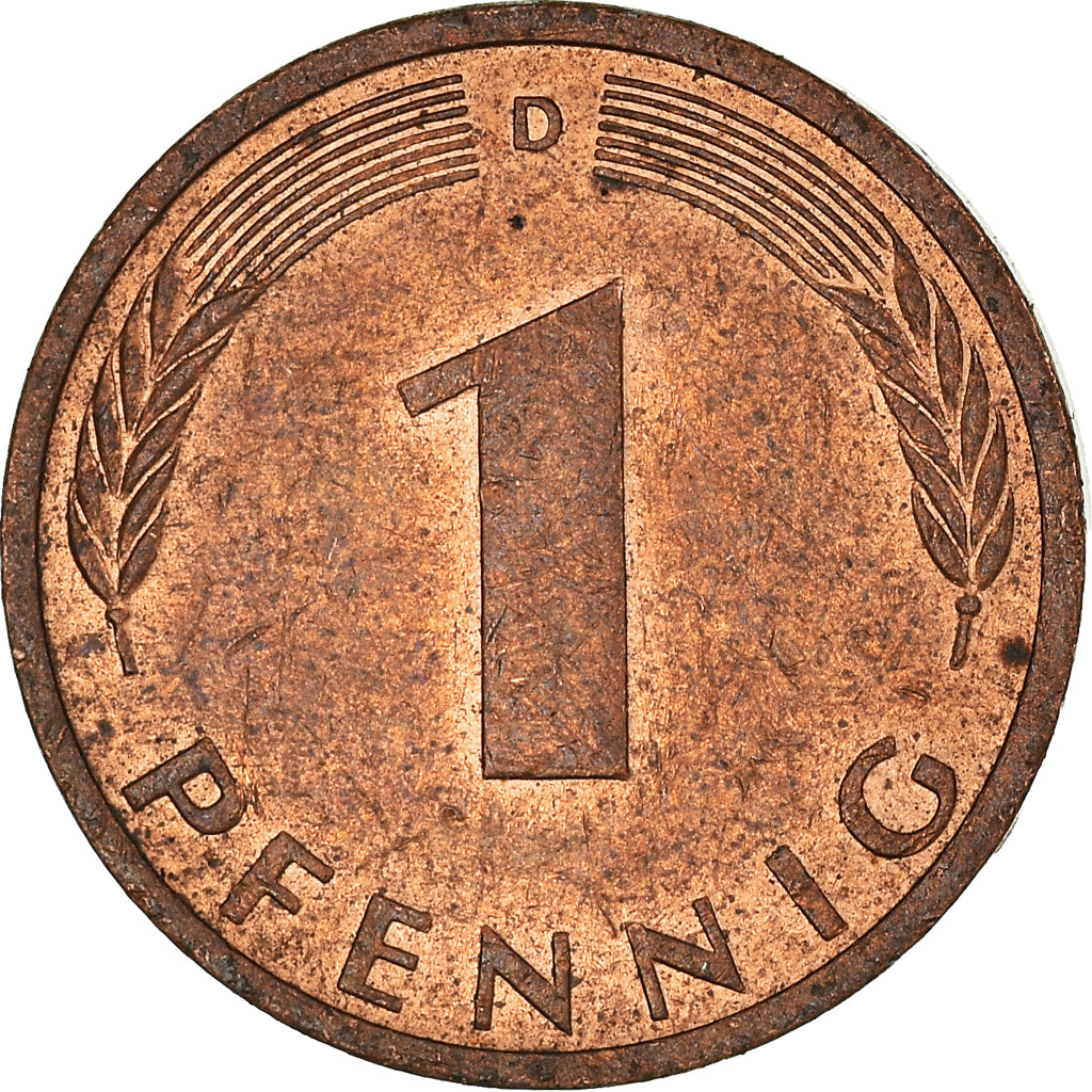 Moneta, Niemcy - RFN, Pfennig, 1975
