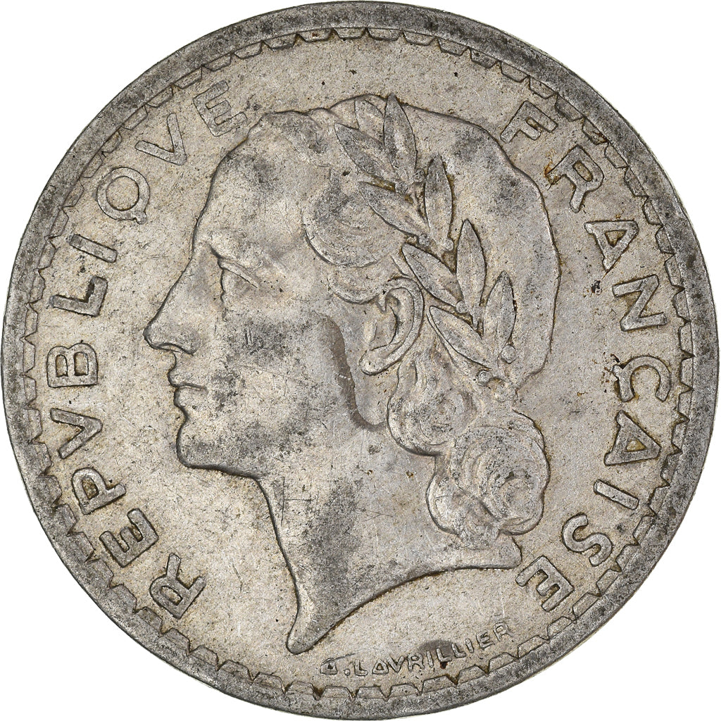 Moneda, Francia, 5 Francs, 1945