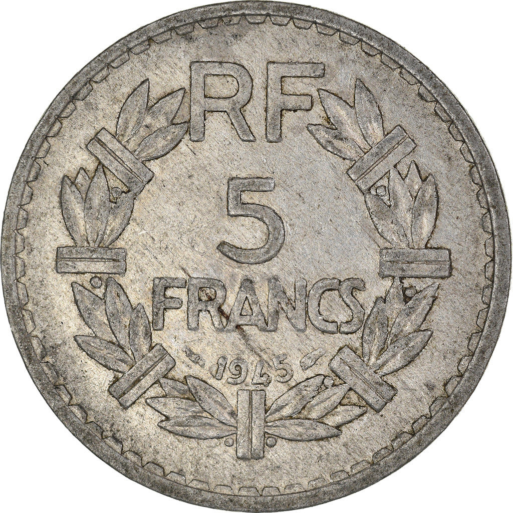 Moneda, Francia, 5 Francs, 1945