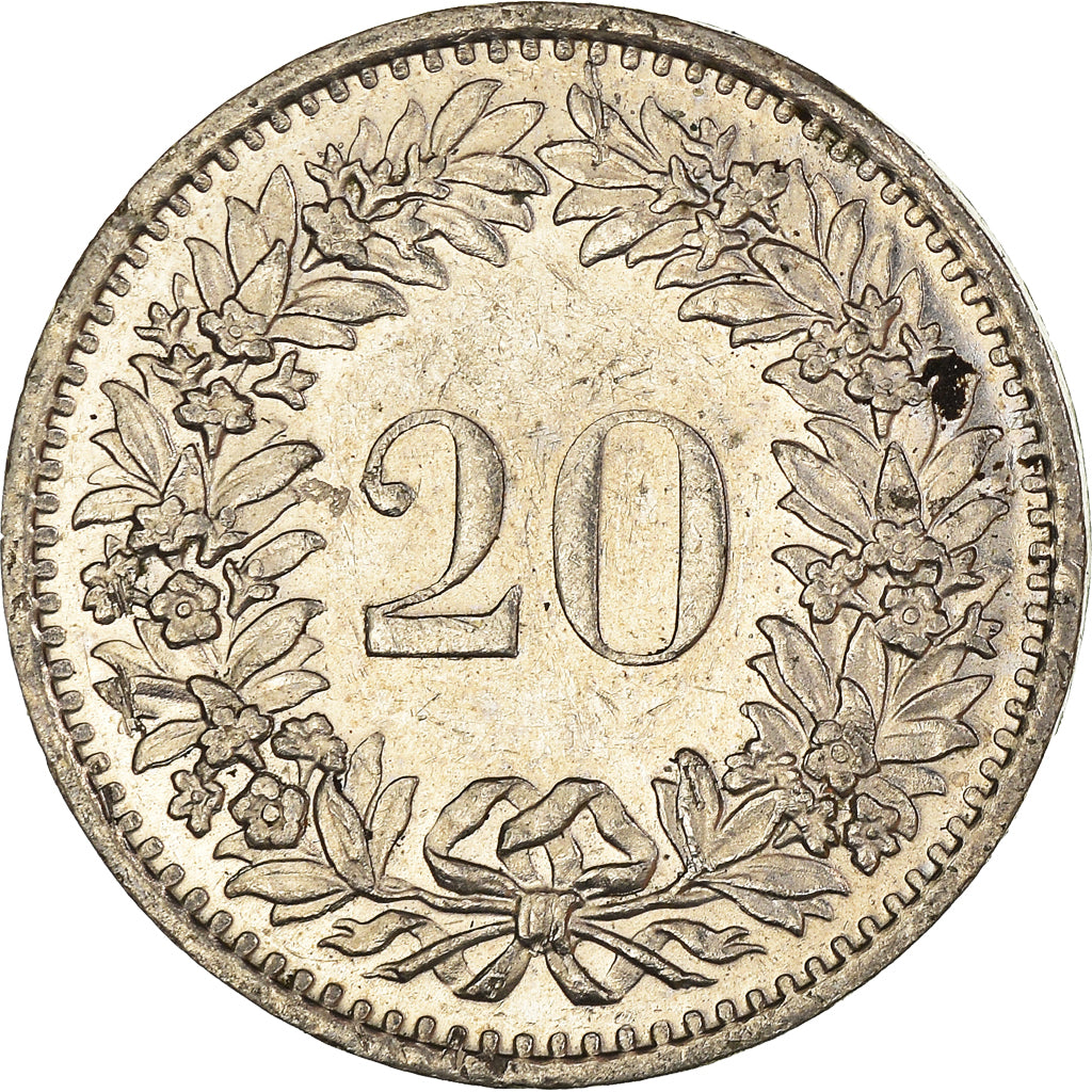 Moneta, Svizzera, 20 Rappen, 1981