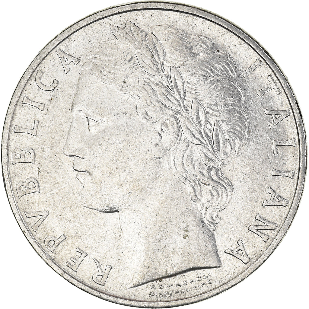 Moneda, Italia, 100 Lire, 1966