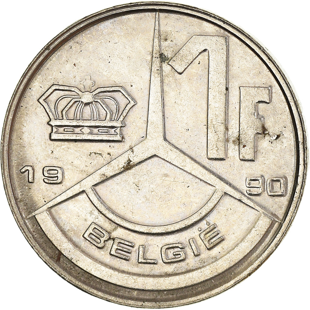 Moneta, Belgio, Franc, 1990
