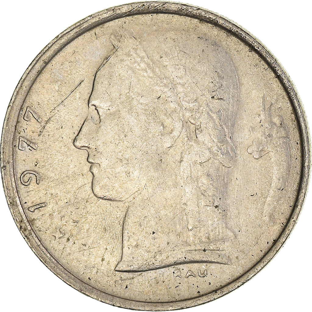 Coin, Belgium, Franc, 1977