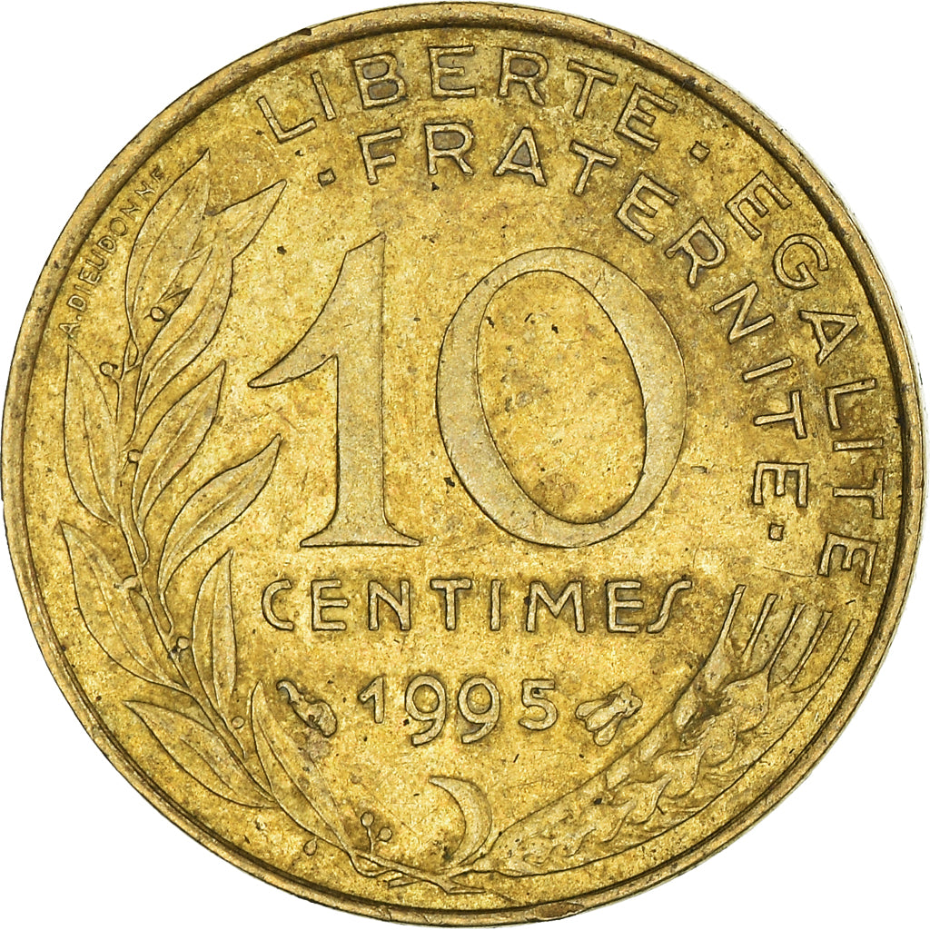 Moneta, Francia, 10 Centimes, 1995