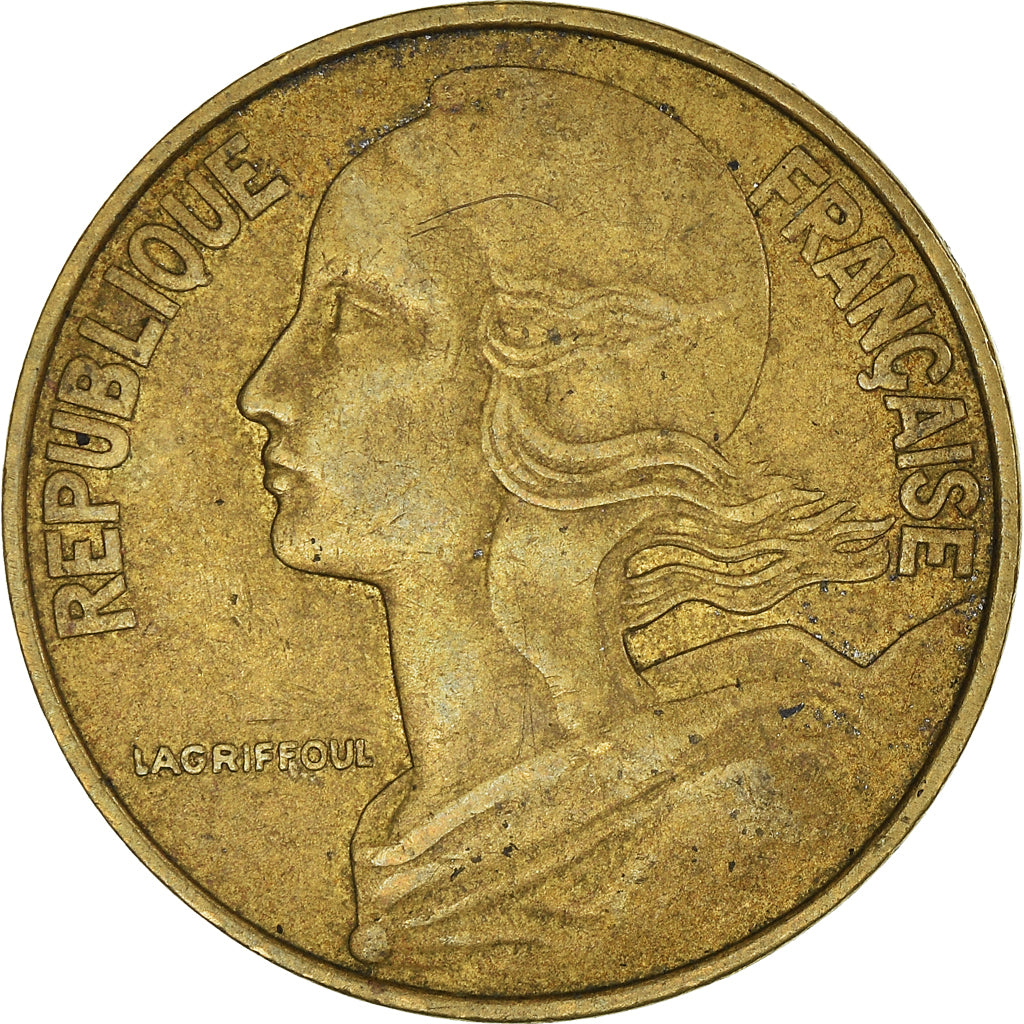 Moneta, Francja, 20 Centimes, 1978