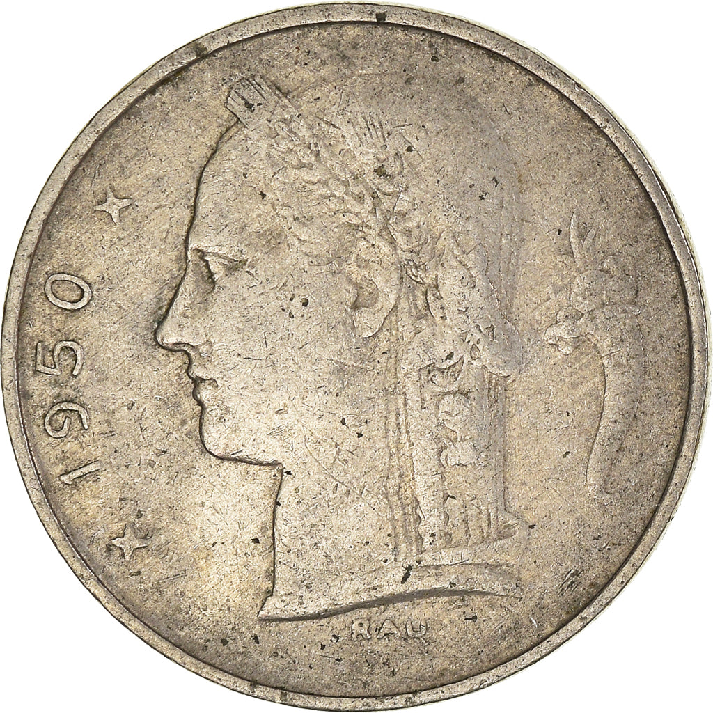 Coin, Belgium, Franc, 1950