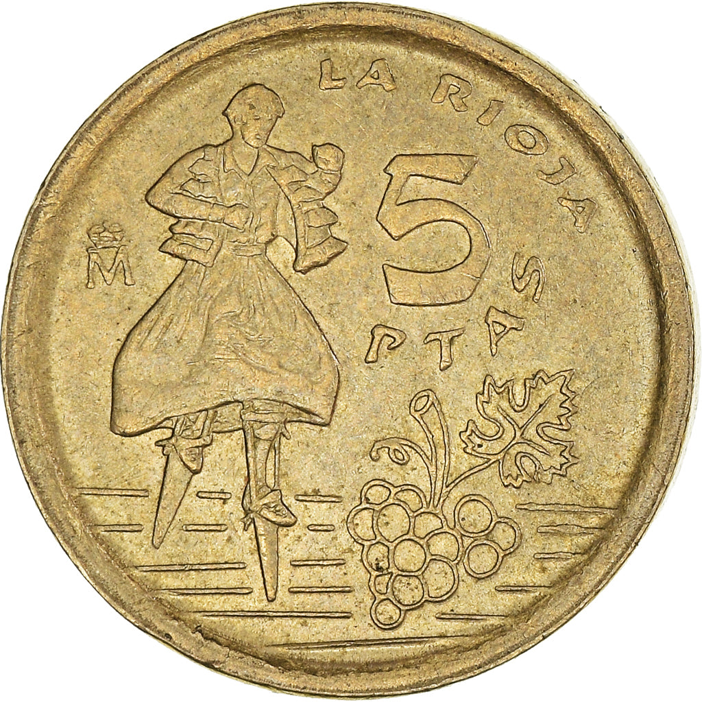 Munten, Spanje, 5 Pesetas, 1996