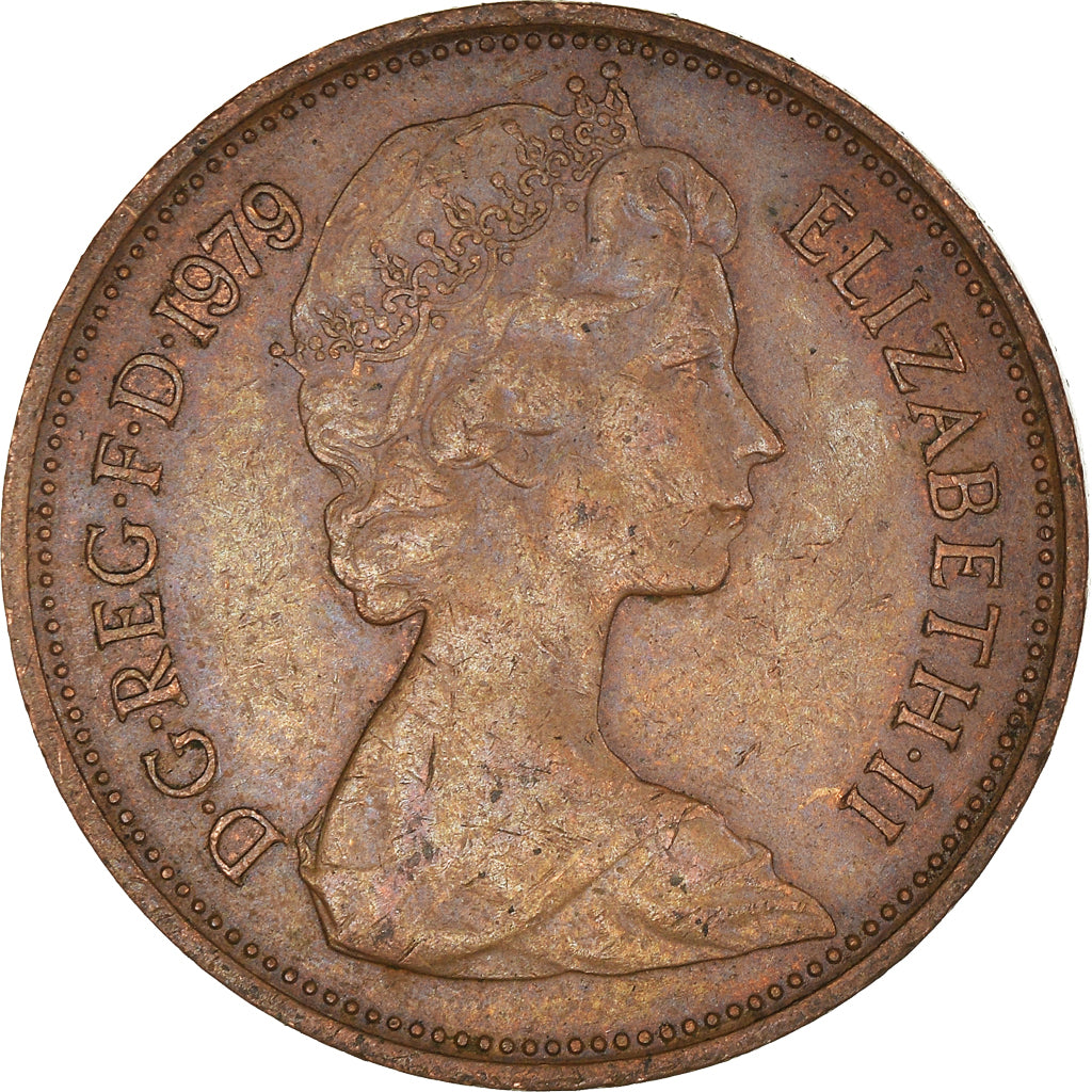 Moneda, Gran Bretaña, 2 New Pence, 1979