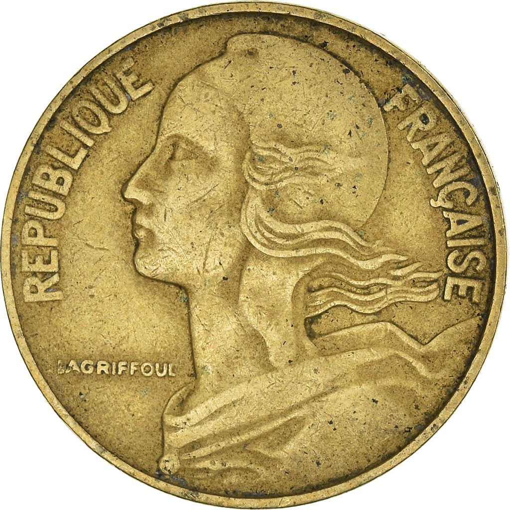 Moneda, Francia, 20 Centimes, 1964
