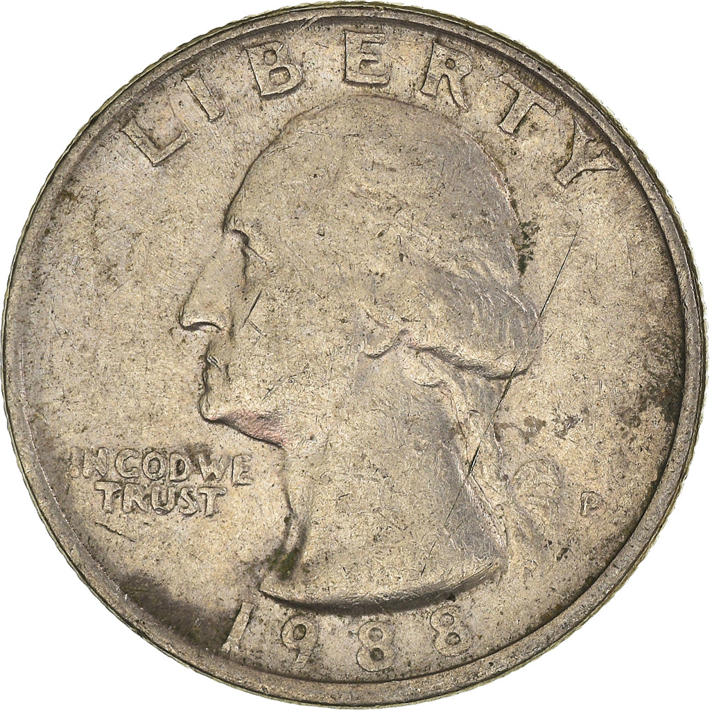 Moneta, Stati Uniti, Quarter, 1988