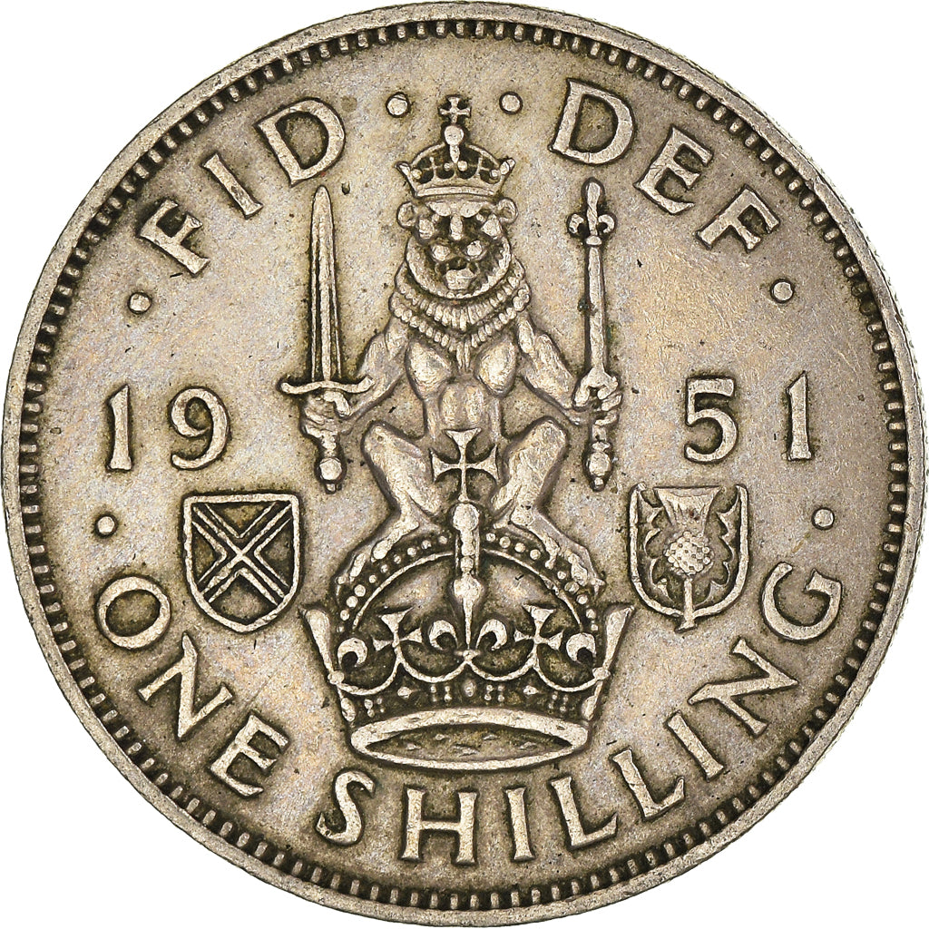 Coin, Great Britain, Shilling, 1951