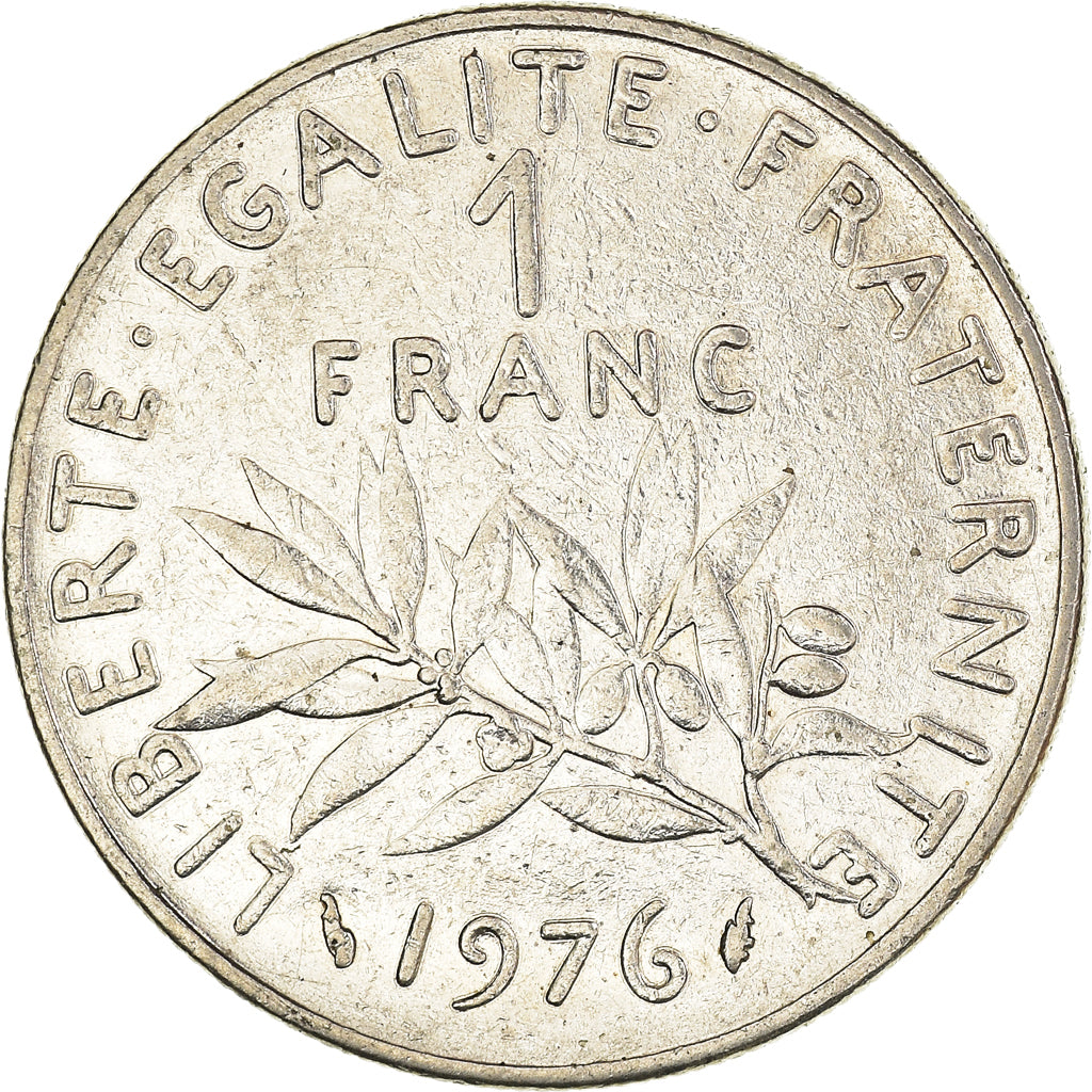 Monnaie, France, Franc, 1976