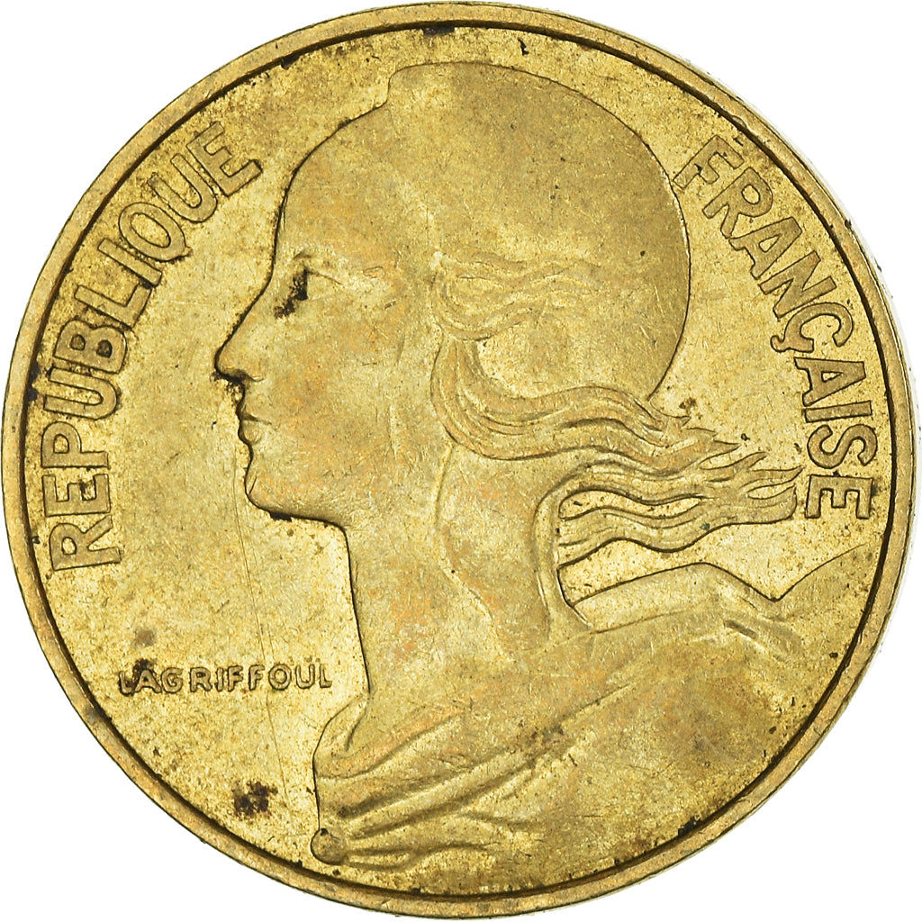 Coin, France, 10 Centimes, 1980