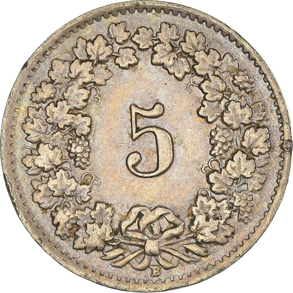 Münze, Schweiz, 5 Rappen, 1948
