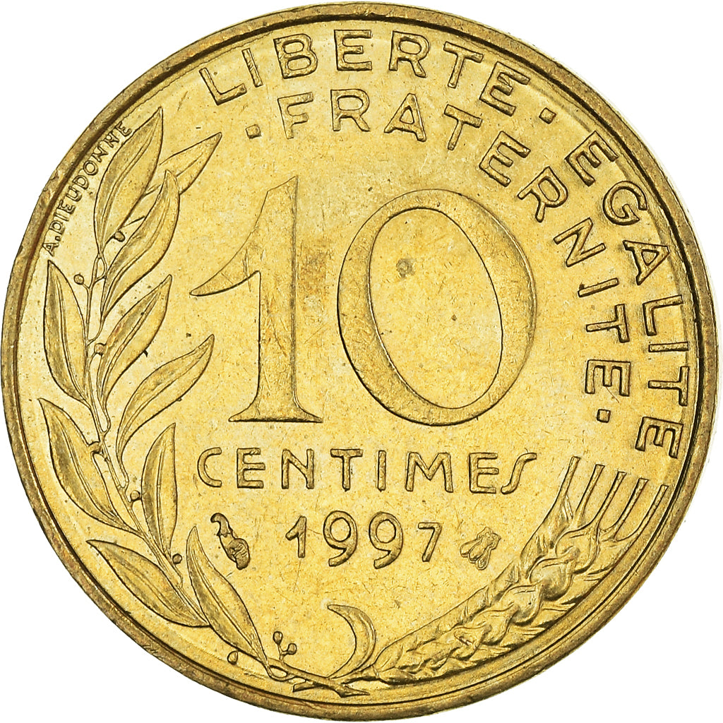 Moneta, Francia, 10 Centimes, 1997