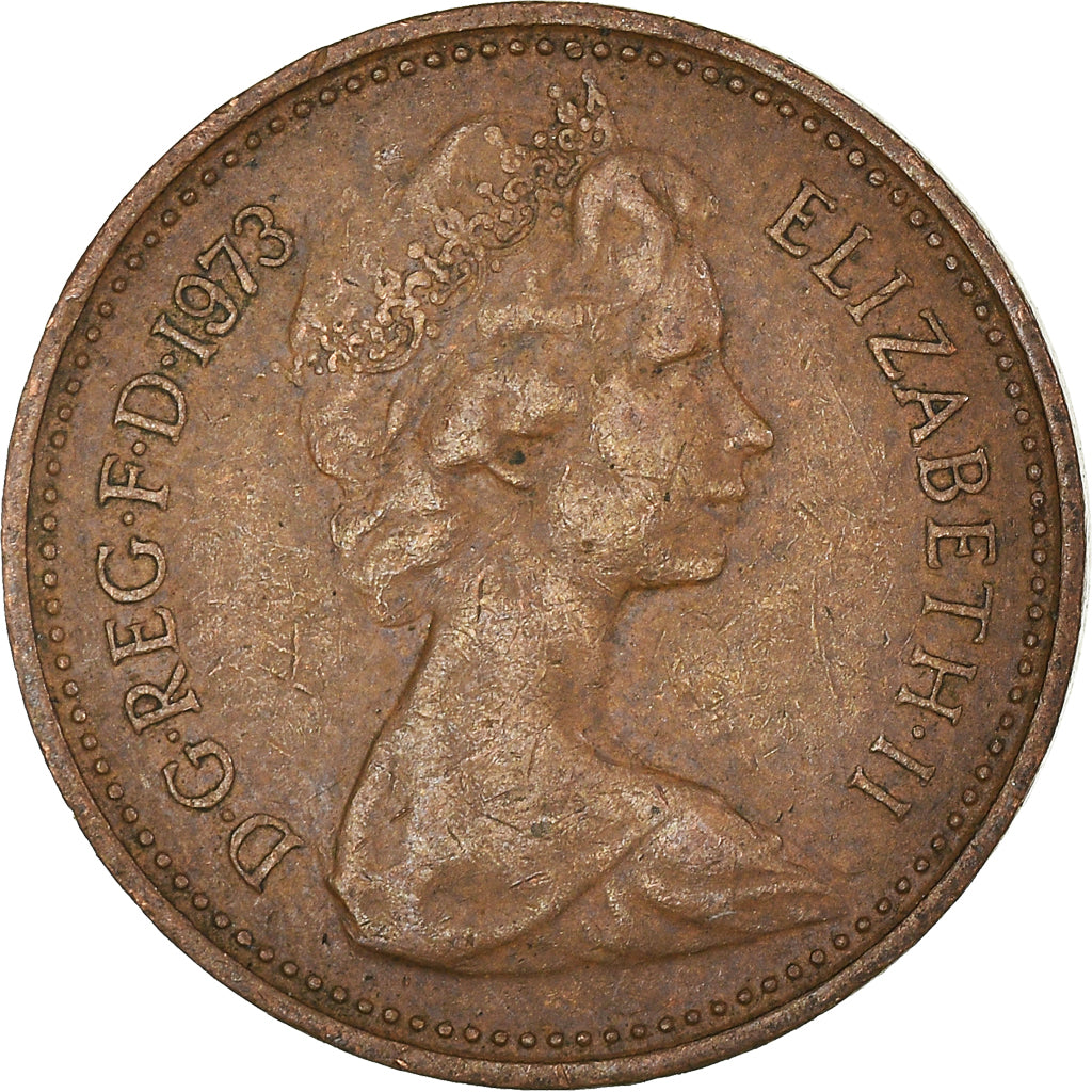 Munten, Groot Bretagne, New Penny, 1973