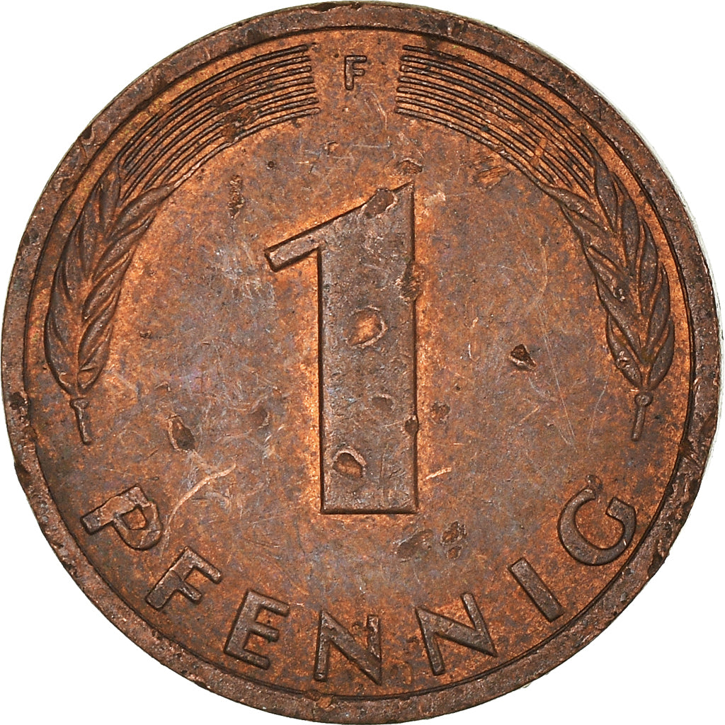 Munten, Federale Duitse Republiek, Pfennig, 1987