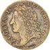 Moneda, Irlanda, Shilling, 1689, MBC, Latón, KM:94