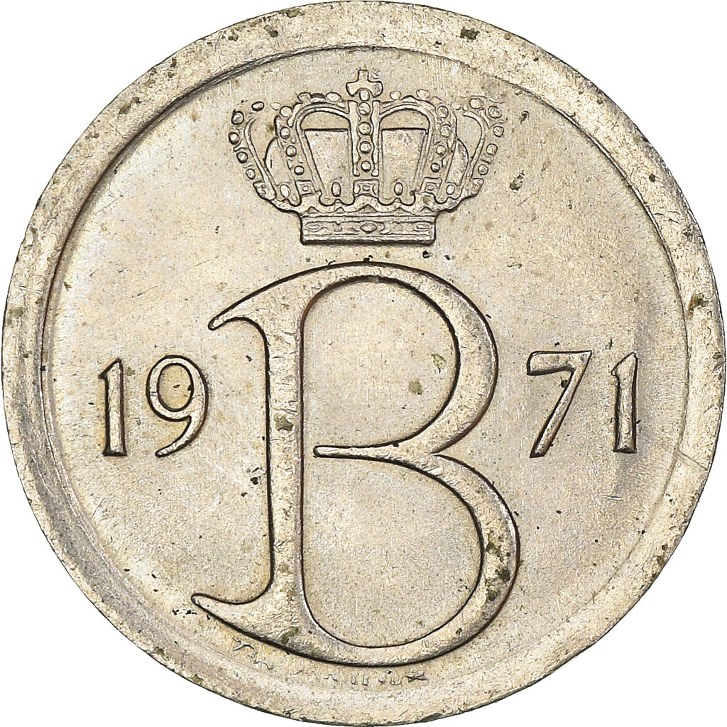 Moneta, Belgio, 25 Centimes, 1971
