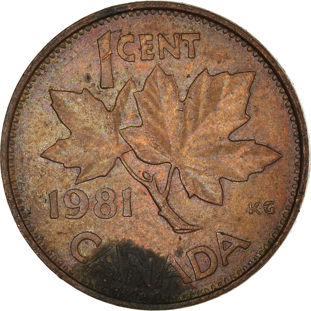 Moneta, Canada, Cent, 1981
