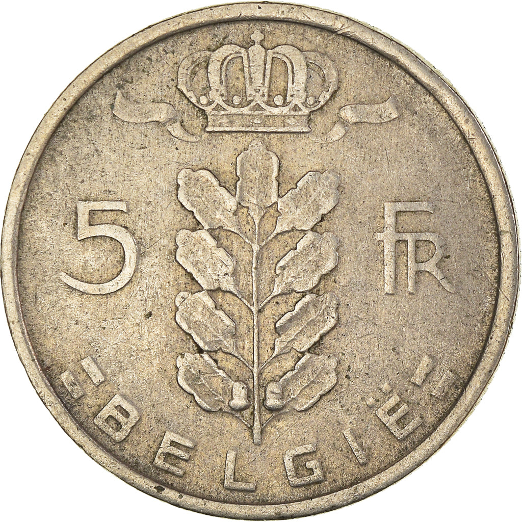 Münze, Belgien, 5 Francs, 5 Frank, 1949
