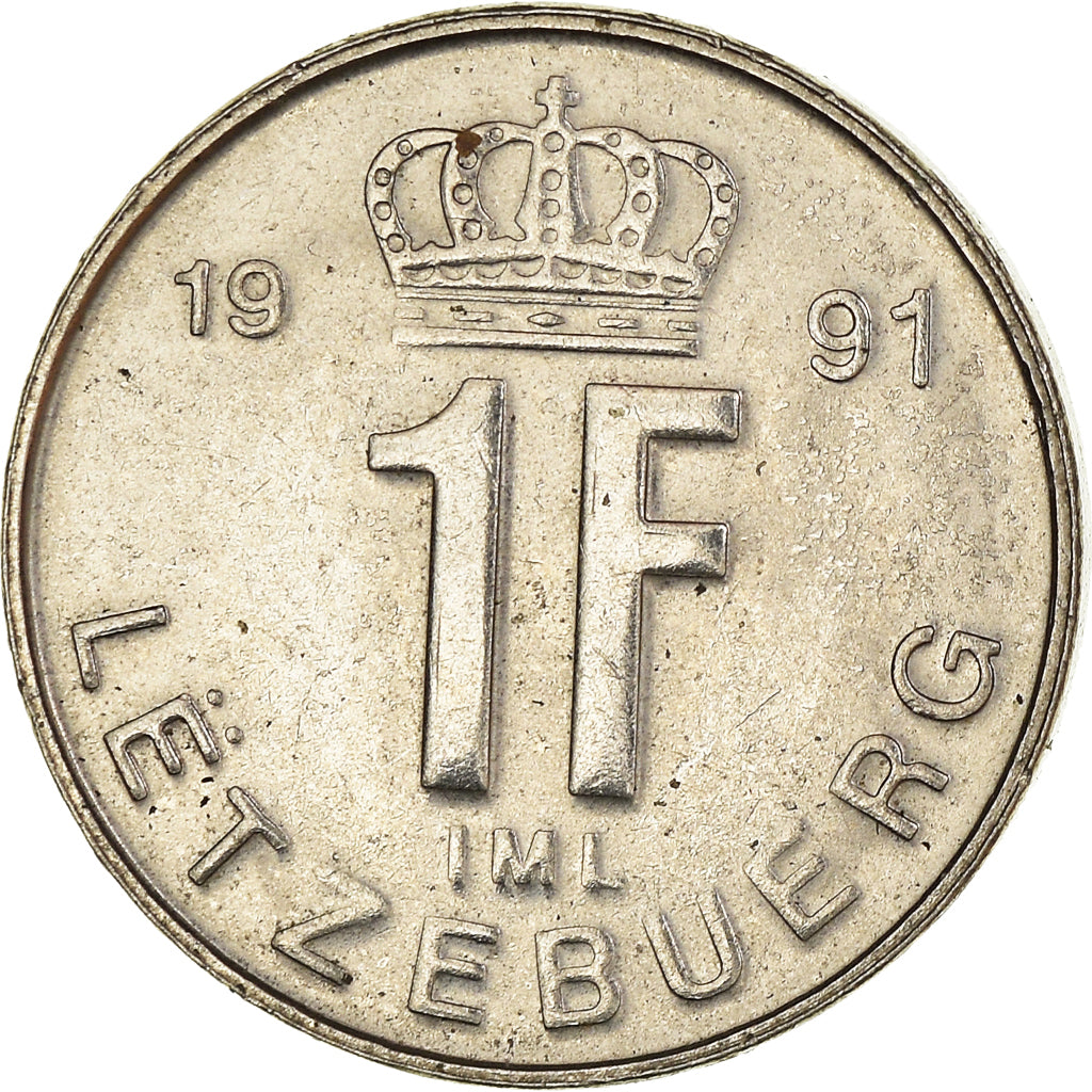 Coin, Luxembourg, Franc, 1991