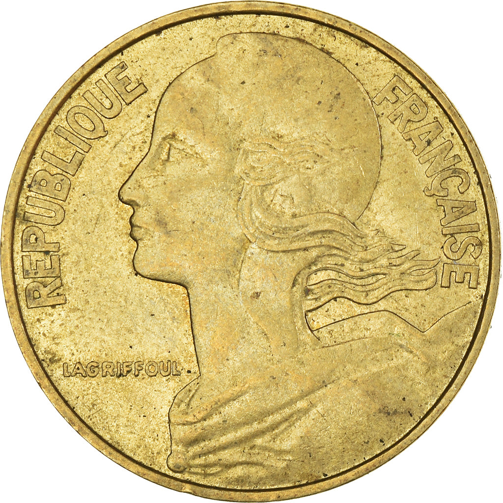 Munten, Frankrijk, 20 Centimes, 1982