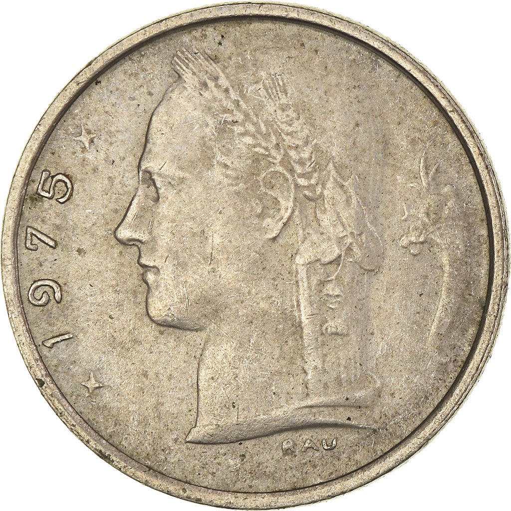Coin, Belgium, Franc, 1975
