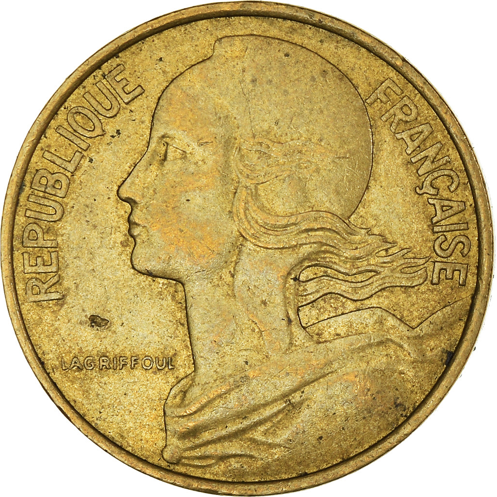 Coin, France, 10 Centimes, 1976