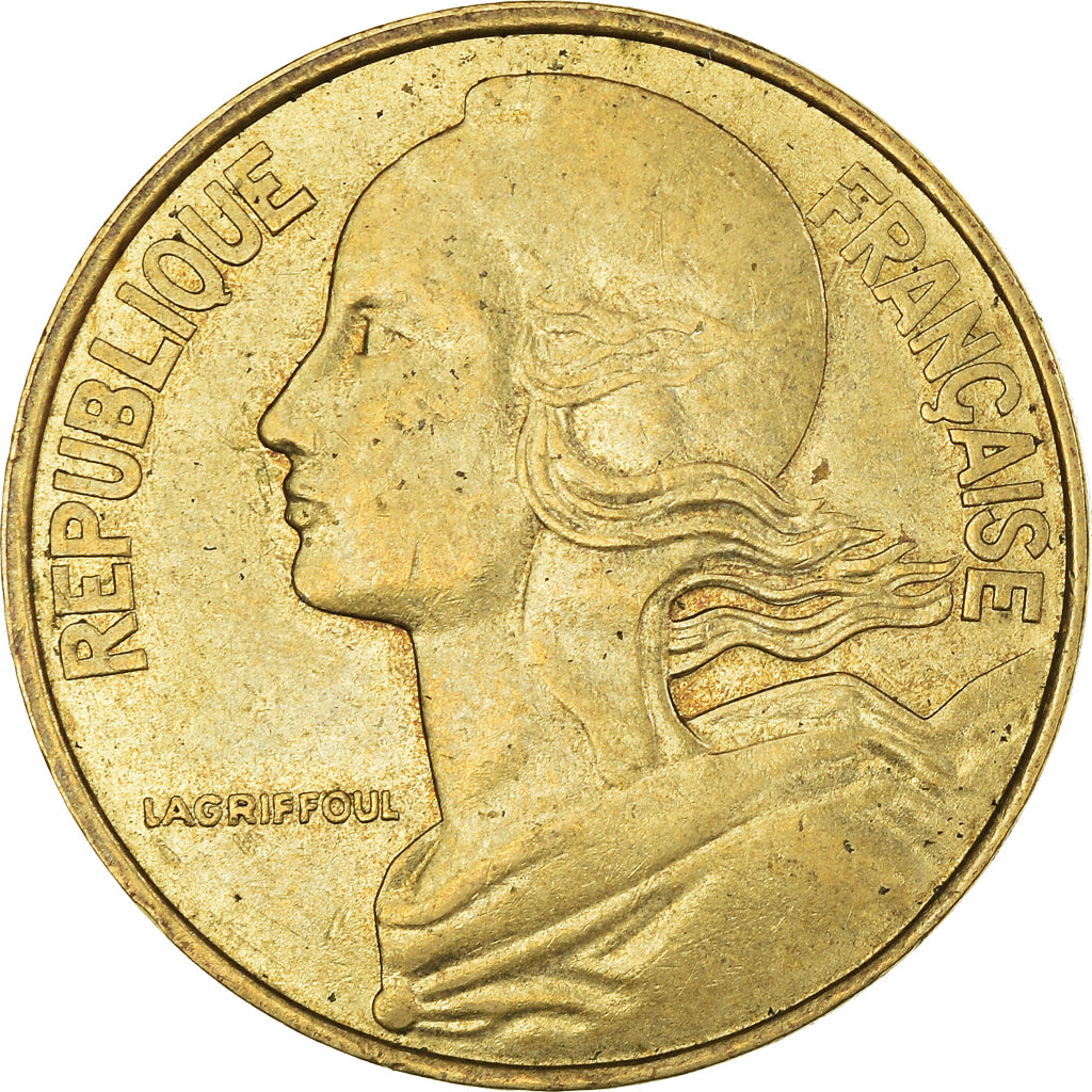 Moneta, Francja, 20 Centimes, 1983